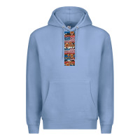 Colony Blue usa flag and western patterns  penwraps Premium Hoodie - Artiststas