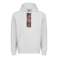 Dove Grey usa flag and western patterns  penwraps Premium Hoodie - Artiststas