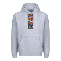 Heather Grey usa flag and western patterns  penwraps Premium Hoodie - Artiststas