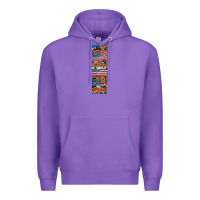 Purple usa flag and western patterns  penwraps Premium Hoodie - Artiststas