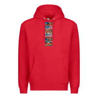 Red usa flag and western patterns  penwraps Premium Hoodie - Artiststas