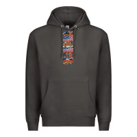 Smoke usa flag and western patterns  penwraps Premium Hoodie - Artiststas
