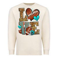 Sandshell love american football Premium Sweatshirt - Zillion Design Studio