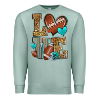 Seafoam love american football Premium Sweatshirt - Zillion Design Studio