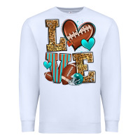 White love american football Premium Sweatshirt - Zillion Design Studio