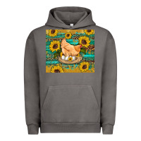 Pigment Tornado western farm chicken coop animals sunflowers leopard turquoise wooden Urban Hoodie - Artiststas