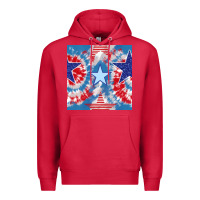 Cardinal patriotic tie dye stars Premium Hoodie - BundleAndBundleShop
