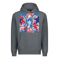 Rock patriotic tie dye stars Premium Hoodie - BundleAndBundleShop