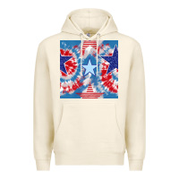 Tofu patriotic tie dye stars Premium Hoodie - BundleAndBundleShop