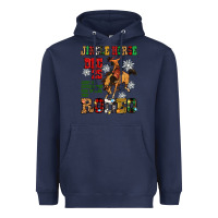 Navy jingle horse dec 25 giddy jingle horse pick up fee Heavyweight Hoodie - Zillion Design Studio