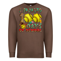 Chestnut i tackled 100 days of school softball Premium Sweatshirt - Zillion Design Studio