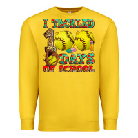 Lemon i tackled 100 days of school softball Premium Sweatshirt - Zillion Design Studio