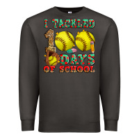 Smoke i tackled 100 days of school softball Premium Sweatshirt - Zillion Design Studio