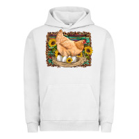 Pigment Lunar Rock western farm chicken coop animals eggs sunflowers leopard serape woode Urban Hoodie - Artiststas