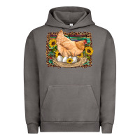 Pigment Tornado western farm chicken coop animals eggs sunflowers leopard serape woode Urban Hoodie - Artiststas