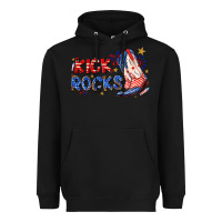 Black kick rocks cowboy boots fourth of july Heavyweight Hoodie - texasbilliewilder