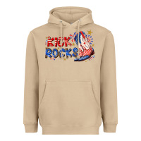 Mushroom kick rocks cowboy boots fourth of july Heavyweight Hoodie - texasbilliewilder