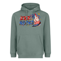 Sage kick rocks cowboy boots fourth of july Heavyweight Hoodie - texasbilliewilder