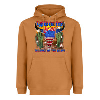 Meerkat land of the free because of the brave Heavyweight Hoodie - texasbilliewilder