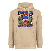 Mushroom land of the free because of the brave Heavyweight Hoodie - texasbilliewilder