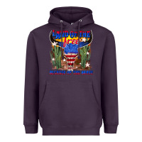 Plum land of the free because of the brave Heavyweight Hoodie - texasbilliewilder