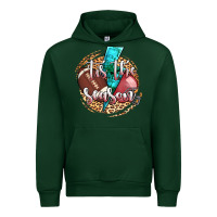 Forest Green tis the season football helmet Urban Hoodie - AdoDesignShop
