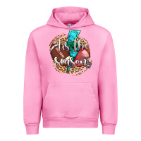 Fuchsia Pink tis the season football helmet Urban Hoodie - AdoDesignShop