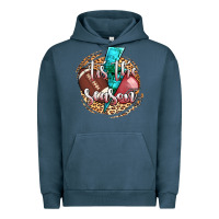 Pigment Midnight Navy tis the season football helmet Urban Hoodie - AdoDesignShop