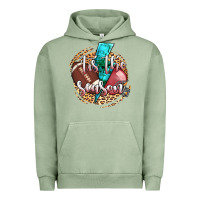 Pigment Oil Green tis the season football helmet Urban Hoodie - AdoDesignShop