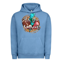 Pigment Pebble Blue tis the season football helmet Urban Hoodie - AdoDesignShop