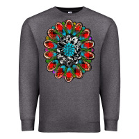 Charcoal Heather christmas gemstone Premium Sweatshirt - RanaPortraitStore