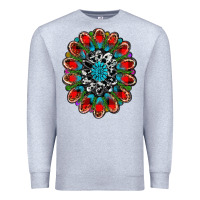 Heather Grey christmas gemstone Premium Sweatshirt - RanaPortraitStore