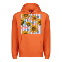 Carrot patriotic sunflowers stripes and stars seamless patrern Premium Hoodie - BundleAndBundleShop