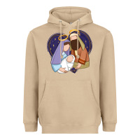 Mushroom holy night jesus birth Heavyweight Hoodie - Zillion Design Studio