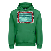Emerald cowhide bandana wood background Urban Hoodie - AdoDesignShop