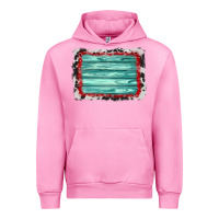 Fuchsia Pink cowhide bandana wood background Urban Hoodie - AdoDesignShop