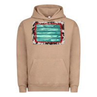 Pigment Burro cowhide bandana wood background Urban Hoodie - AdoDesignShop