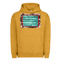 Pigment Peanut Butter cowhide bandana wood background Urban Hoodie - AdoDesignShop