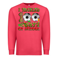Cardinal i tackled 100 days of school soccer Premium Sweatshirt - Zillion Design Studio