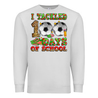 I Tackled 100 Days Of School Soccer Premium Sweatshirt | Teevron