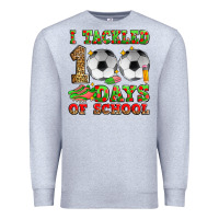Heather Grey i tackled 100 days of school soccer Premium Sweatshirt - Zillion Design Studio