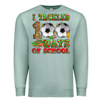 Seafoam i tackled 100 days of school soccer Premium Sweatshirt - Zillion Design Studio
