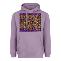 Lavender mardi gras leopard Heavyweight Hoodie - RanaPortraitStore