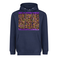 Navy mardi gras leopard Heavyweight Hoodie - RanaPortraitStore