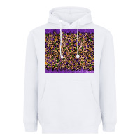 White mardi gras leopard Heavyweight Hoodie - RanaPortraitStore