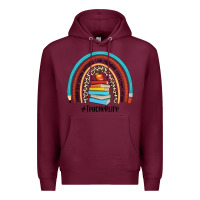 Burgundy #teacherlife Premium Hoodie - JahusDesignShop