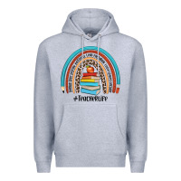 Heather Grey #teacherlife Premium Hoodie - JahusDesignShop