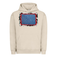 Pigment French Oak cowhide bandana denim background Urban Hoodie - AdoDesignShop