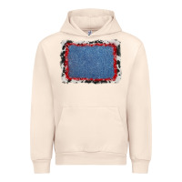 Sandshell cowhide bandana denim background Urban Hoodie - AdoDesignShop