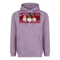 Lavender Happy valentines day gnomes rose Heavyweight Hoodie - RanaPortraitStore